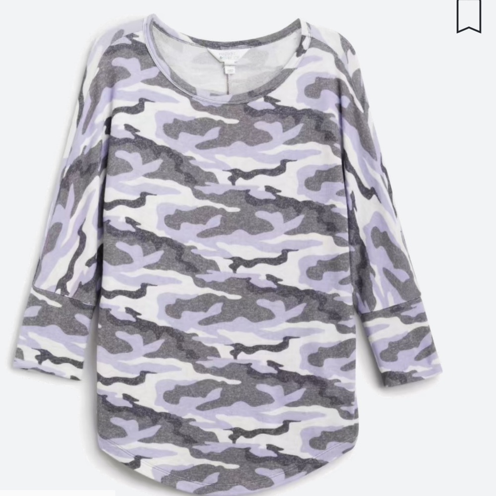 Market & Spruce knit camo top never worn